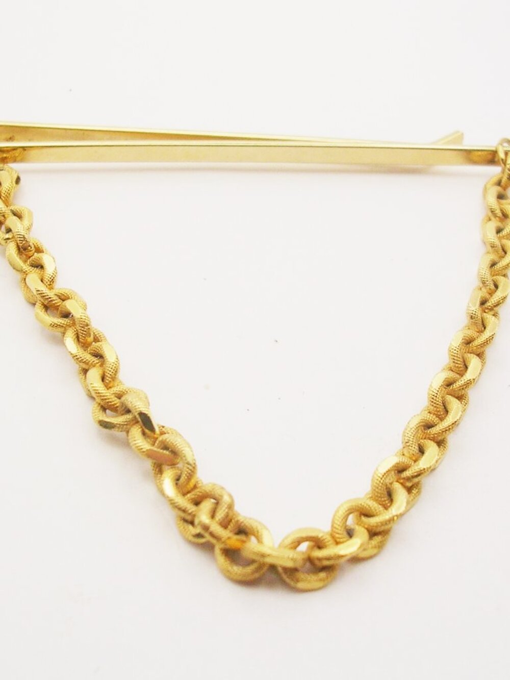 Vintage Tie Chain Clip classic Men's Suit Accessory Formal Wedding Wear